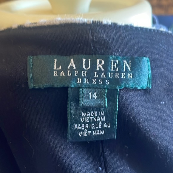 Ralph Lauren Dress - black and White SIZE-14 - Picture 4 of 4